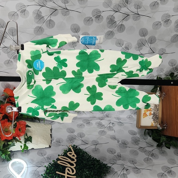 Carter's St. Paddy's Day Footie Onsie - Picture 3 of 9